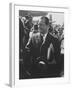 Mayor of West Berlin Willy Brandt Arriving in the Us-null-Framed Photographic Print