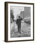 Mayor Richard J. Daley Walking Through the City-Francis Miller-Framed Premium Photographic Print