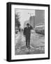 Mayor Richard J. Daley Walking Through the City-Francis Miller-Framed Premium Photographic Print