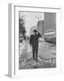 Mayor Richard J. Daley Walking Through the City-Francis Miller-Framed Premium Photographic Print