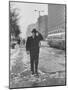 Mayor Richard J. Daley Walking Through the City-Francis Miller-Mounted Premium Photographic Print