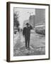 Mayor Richard J. Daley Walking Through the City-Francis Miller-Framed Photographic Print