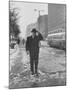 Mayor Richard J. Daley Walking Through the City-Francis Miller-Mounted Photographic Print