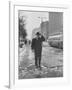 Mayor Richard J. Daley Walking Through the City-Francis Miller-Framed Photographic Print