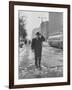 Mayor Richard J. Daley Walking Through the City-Francis Miller-Framed Photographic Print