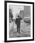 Mayor Richard J. Daley Walking Through the City-Francis Miller-Framed Photographic Print