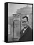 Mayor Willy Brandt of West Berlin-Robert Lackenbach-Framed Stretched Canvas