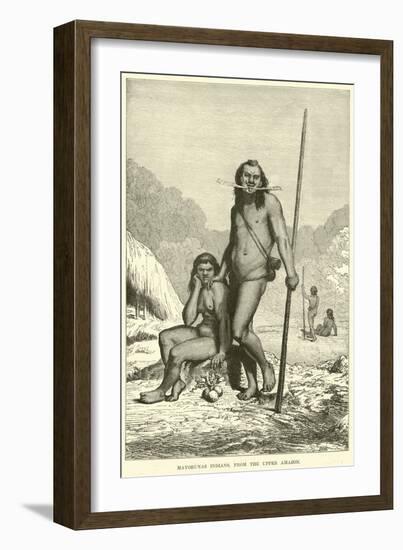 Mayorunas Indians, from the Upper Amazon-null-Framed Giclee Print