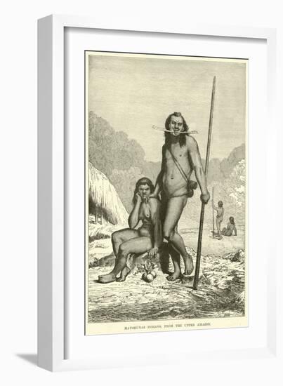 Mayorunas Indians, from the Upper Amazon-null-Framed Giclee Print