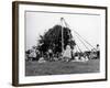 Maypole Dancing at Wishford, Wiltshire-null-Framed Photographic Print