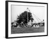 Maypole Dancing at Wishford, Wiltshire-null-Framed Photographic Print