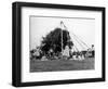 Maypole Dancing at Wishford, Wiltshire-null-Framed Photographic Print