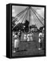 Maypole Dancing-J. Chettlburgh-Framed Stretched Canvas