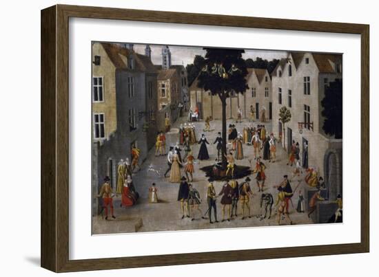 Maypole (Folk Festival), 16th Century-null-Framed Giclee Print