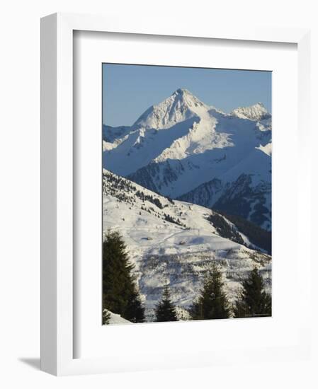 Mayrhofen Ski Resort, Zillertal Valley, Austrian Tyrol, Austria-Christian Kober-Framed Photographic Print