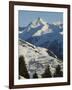 Mayrhofen Ski Resort, Zillertal Valley, Austrian Tyrol, Austria-Christian Kober-Framed Photographic Print