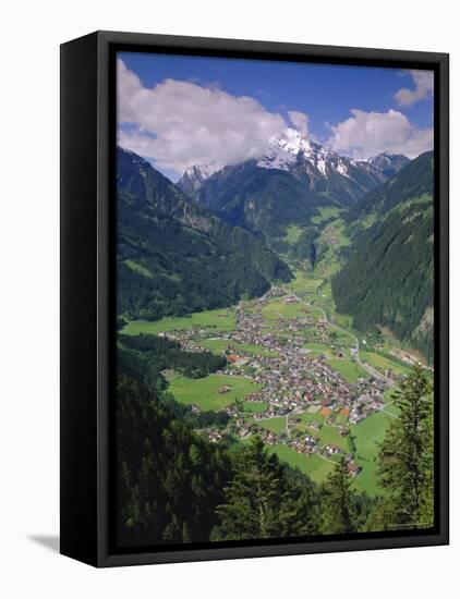 Mayrhofen, Ziller Valley, Tirol, Austria-Gavin Hellier-Framed Stretched Canvas