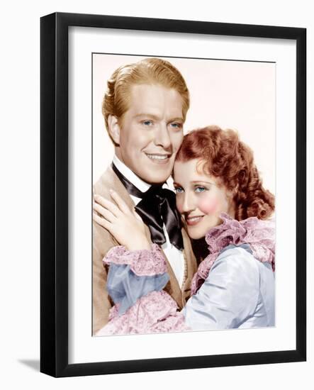 MAYTIME, from left: Nelson Eddy, Jeanette MacDonald, 1937-null-Framed Photo