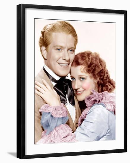 MAYTIME, from left: Nelson Eddy, Jeanette MacDonald, 1937-null-Framed Photo