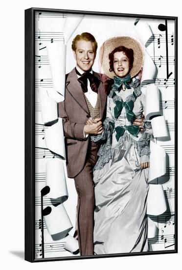 MAYTIME, from left: Nelson Eddy, Jeanette MacDonald, 1937-null-Framed Photo