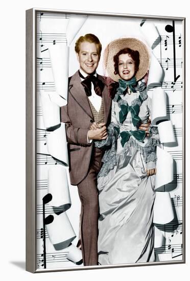 MAYTIME, from left: Nelson Eddy, Jeanette MacDonald, 1937-null-Framed Photo