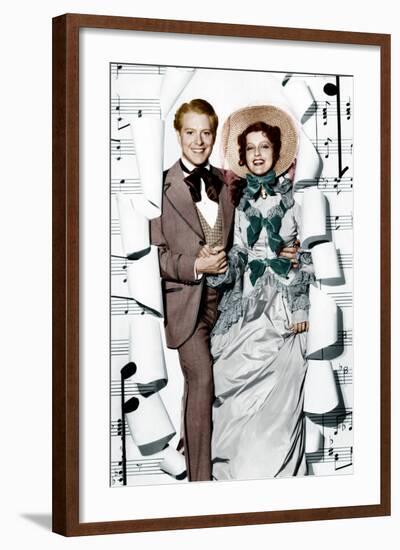 MAYTIME, from left: Nelson Eddy, Jeanette MacDonald, 1937-null-Framed Photo