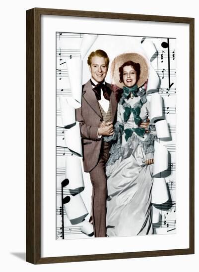 MAYTIME, from left: Nelson Eddy, Jeanette MacDonald, 1937-null-Framed Photo