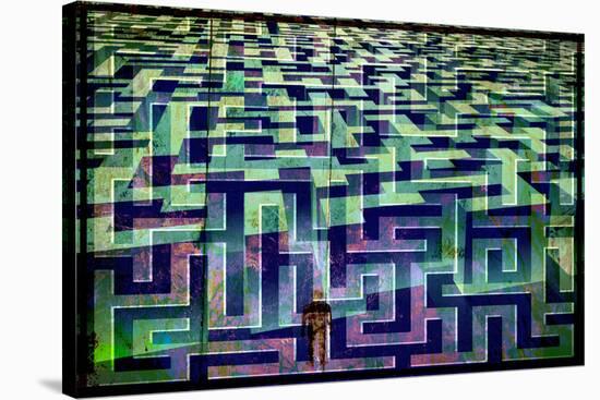 Maze 2-null-Stretched Canvas