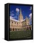 Maze in the Cloisters, Norwich Cathedral, Norwich, Norfolk, England, United Kingdom-Jean Brooks-Framed Stretched Canvas