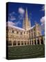 Maze in the Cloisters, Norwich Cathedral, Norwich, Norfolk, England, United Kingdom-Jean Brooks-Stretched Canvas