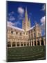 Maze in the Cloisters, Norwich Cathedral, Norwich, Norfolk, England, United Kingdom-Jean Brooks-Mounted Photographic Print
