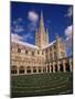 Maze in the Cloisters, Norwich Cathedral, Norwich, Norfolk, England, United Kingdom-Jean Brooks-Mounted Photographic Print
