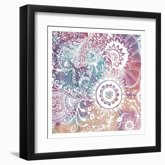 Maze Of Henna-OnRei-Framed Art Print