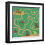 Maze-millaus-Framed Art Print