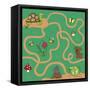 Maze-millaus-Framed Stretched Canvas