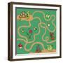 Maze-millaus-Framed Art Print