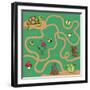 Maze-millaus-Framed Art Print