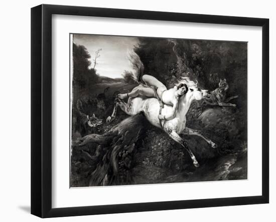 Mazeppa, 1826-Horace Vernet-Framed Giclee Print