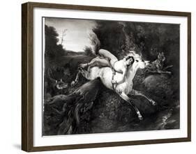 Mazeppa, 1826-Horace Vernet-Framed Giclee Print
