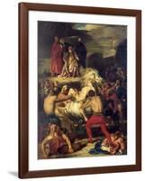 Mazeppa, 1827-Louis Boulanger-Framed Giclee Print