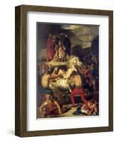 Mazeppa, 1827-Louis Boulanger-Framed Giclee Print