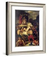 Mazeppa, 1827-Louis Boulanger-Framed Giclee Print