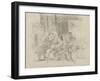 Mazeppa attaché sur la croupe d'un cheval sauvage-Eugene Delacroix-Framed Giclee Print