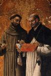 Polyptych, Saints Francis and Dominic-Mazone Giovanni-Framed Stretched Canvas