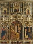 Polyptych with Annunciation and Saints-Mazone Giovanni-Framed Stretched Canvas