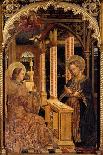 Polyptych with Annunciation and Saints into Aedicule of Gagini's School-Mazone Giovanni-Framed Giclee Print