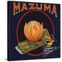 Mazuma Brand - California - Citrus Crate Label-Lantern Press-Stretched Canvas