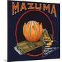 Mazuma Brand - California - Citrus Crate Label-Lantern Press-Mounted Art Print