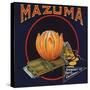 Mazuma Brand - California - Citrus Crate Label-Lantern Press-Stretched Canvas