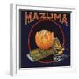 Mazuma Brand - California - Citrus Crate Label-Lantern Press-Framed Art Print